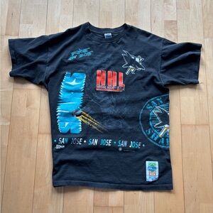 1991 San Jose Sharks Shirt